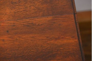 アンティーク家具　アンティーク　古いナラ材の組み立て式両袖机