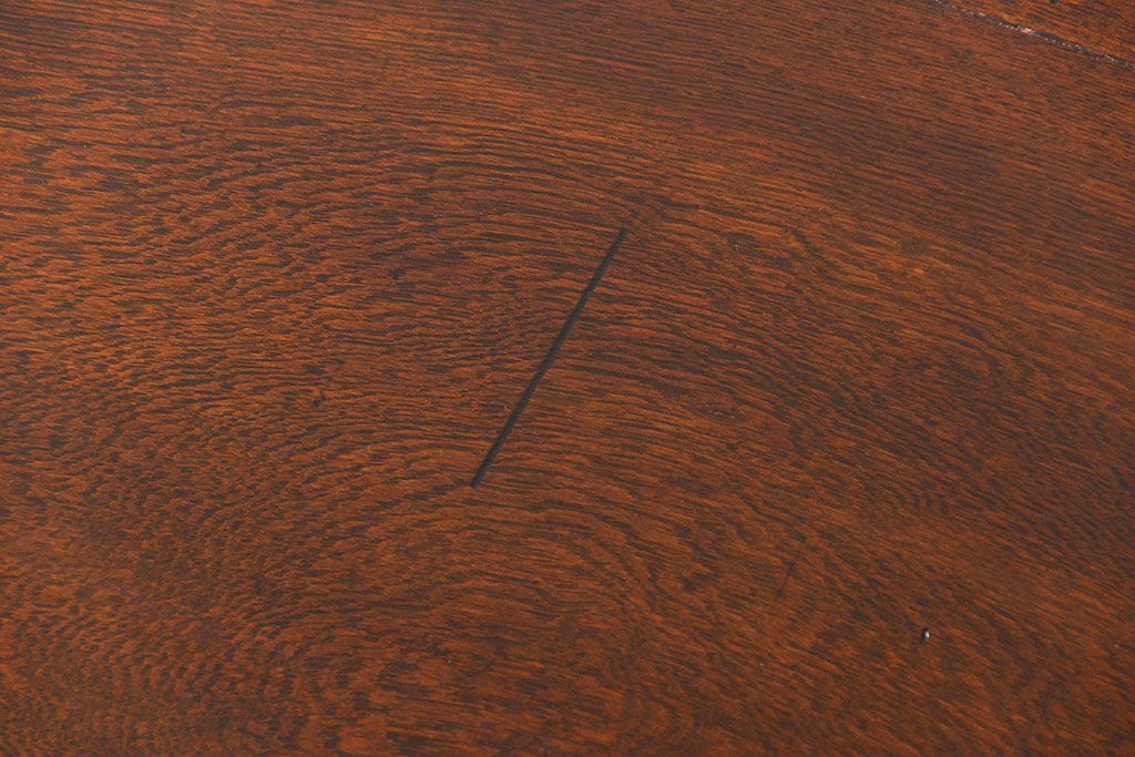 アンティーク家具　アンティーク　古いナラ材の組み立て式両袖机