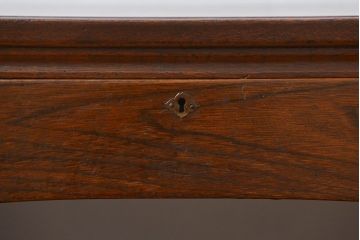 アンティーク家具　アンティーク　古いナラ材の組み立て式両袖机