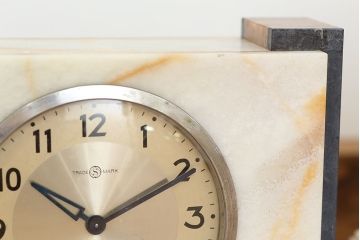 アンティーク雑貨　古いセイコー大理石置時計(ゼンマイ式)