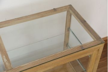 レトロ家具　昭和レトロ 古いパン屋のガラスケース(ショーケース)