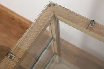 レトロ家具　昭和レトロ 古いパン屋のガラスケース(ショーケース)
