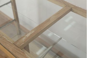 レトロ家具　昭和レトロ 古いパン屋のガラスケース(ショーケース)