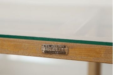 レトロ家具　昭和レトロ 古いパン屋のガラスケース(ショーケース)
