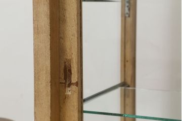 レトロ家具　昭和レトロ 古いパン屋のガラスケース(ショーケース)