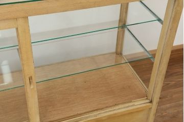レトロ家具　昭和レトロ 古いパン屋のガラスケース(ショーケース)