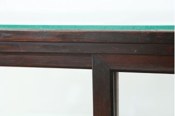 アンティーク家具　アンティーク 古いタバコ屋のシックな脚付きガラスケース(台形)