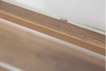 レトロ家具　アンティーク　レトロなデザイン!タバコ屋のRガラスショーケース(ガラスケース)