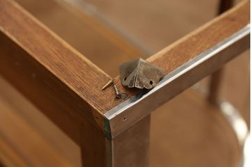 レトロ家具　アンティーク　レトロなデザイン!タバコ屋のRガラスショーケース(ガラスケース)