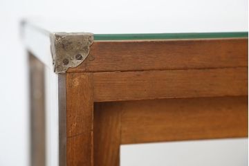 レトロ家具　アンティーク　レトロなデザイン!タバコ屋のRガラスショーケース(ガラスケース)