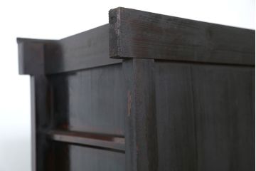 アンティーク家具　古民具・骨董　使い込まれた美しい水屋箪笥(食器棚、収納棚)