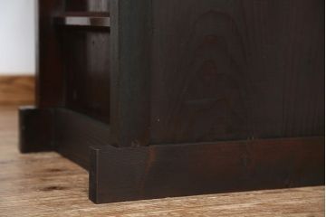 アンティーク家具　古民具・骨董　使い込まれた美しい水屋箪笥(食器棚、収納棚)