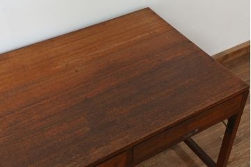 アンティーク　古い雑貨屋の大きな引き出し付き作業台