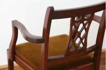ヴィンテージ家具　イギリスビンテージ　BEVAN FUNNELL(ビヴァン)製アームチェア2脚セット(北欧ビンテージ、ダイニングチェア、椅子、イス)　