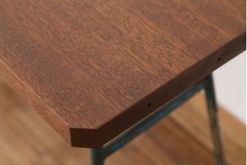アンティーク家具　アンティーク　鉄脚サイドテーブル(1)(鉄足、机、在宅ワーク、在宅用テーブル、作業台、デスク)