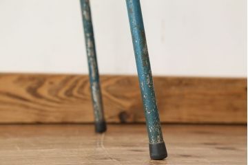 アンティーク家具　アンティーク　鉄脚サイドテーブル(1)(鉄足、机、在宅ワーク、在宅用テーブル、作業台、デスク)