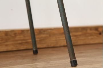 アンティーク家具　アンティーク　鉄脚サイドテーブル(2)(鉄足、机、在宅ワーク、在宅用テーブル、作業台、デスク)