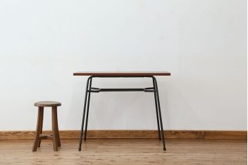 アンティーク家具　アンティーク　鉄脚テーブル(作業台・机)?