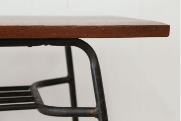アンティーク家具　アンティーク　鉄脚テーブル(作業台・机)?