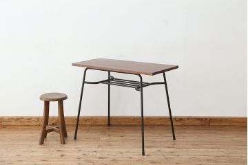 アンティーク家具　アンティーク　鉄脚テーブル(作業台・机)?