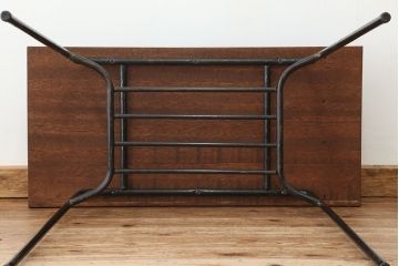 アンティーク家具　アンティーク　鉄脚テーブル(作業台・机)?