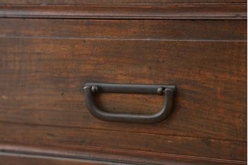 アンティーク家具　古民具・骨董　造りの良い変わり型小箪笥(茶箪笥・茶棚)
