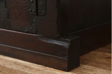 アンティーク家具　古民具・骨董　使い込まれたアンティーク関西帳場箪笥