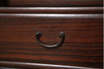アンティーク家具　高級品!前面黒檀材の上品な小箪笥(茶箪笥・茶棚)