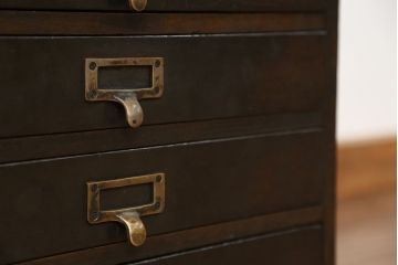 アンティーク家具　工業系　部品入れ小引き出し