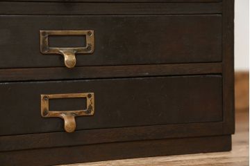 アンティーク家具　工業系　部品入れ小引き出し
