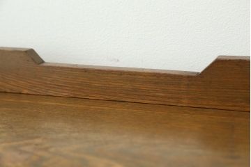 アンティーク家具　アンティーク　古い栓材のシンプルな本棚