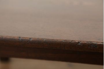 アンティーク家具　アンティーク　古い栓材のシンプルな折り畳み角ちゃぶ台(テーブル)