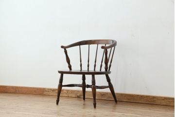 中古　飛騨産業キツツキマーク穂高アームチェア(ダイニングチェア)1脚