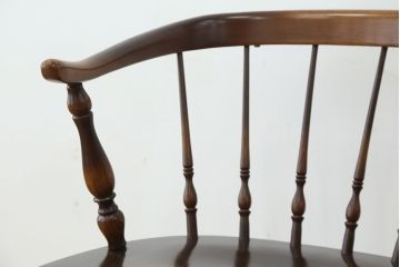 中古　飛騨産業キツツキマーク穂高アームチェア(ダイニングチェア)1脚