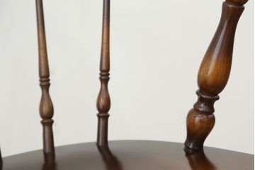 中古　飛騨産業キツツキマーク穂高アームチェア(ダイニングチェア)1脚