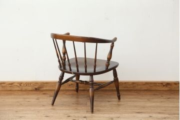 中古　飛騨産業キツツキマーク穂高アームチェア(ダイニングチェア)1脚