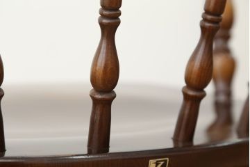 中古　飛騨産業キツツキマーク穂高アームチェア(ダイニングチェア)1脚