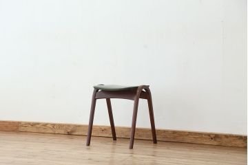 中古　秋田木工　剣持勇デザイン　スツール