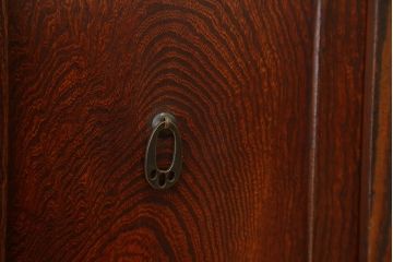 アンティーク家具　古民具・骨董　前面ケヤキ!杢目がキレイな茶箪笥