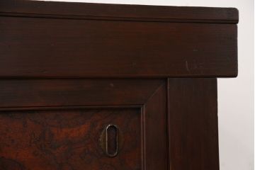 アンティーク家具　古民具・骨董　飾り棚付き三尺水屋箪笥(茶棚、食器棚、収納棚)
