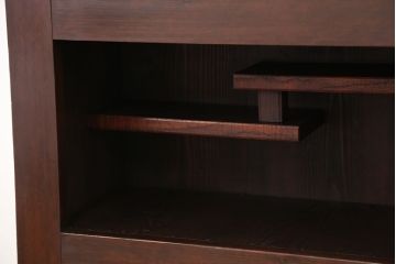 アンティーク家具　古民具・骨董　飾り棚付き三尺水屋箪笥(茶棚、食器棚、収納棚)