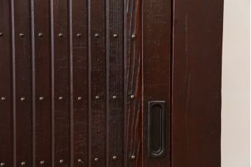 アンティーク家具　古民具・骨董　重厚!シックな六尺水屋箪笥(食器棚)