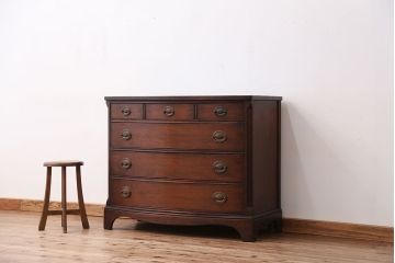 ヴィンテージ家具　アメリカンビンテージ　上品なラウンドチェスト