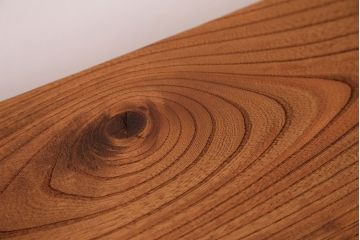 アンティーク家具　☆天板一枚板!古いケヤキ材の鉄脚ベンチ(長イス・長椅子)?
