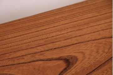 アンティーク家具　☆天板一枚板!古いケヤキ材の鉄脚ベンチ(長イス・長椅子)?