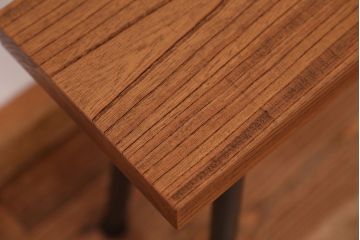 アンティーク家具　☆天板一枚板!古いケヤキ材の鉄脚ベンチ(長イス・長椅子)?