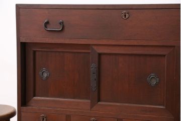 アンティーク家具　古民具・骨董　上品な関西帳場箪笥