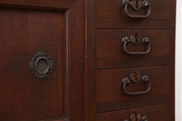 アンティーク家具　古民具・骨董　上品な関西帳場箪笥