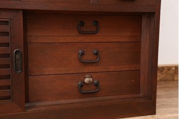アンティーク家具　古民具・骨董　上品な関西帳場箪笥