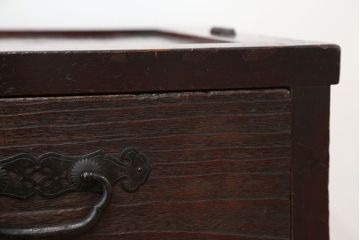アンティーク家具　古民具・骨董　大振りな松本帳場箪笥